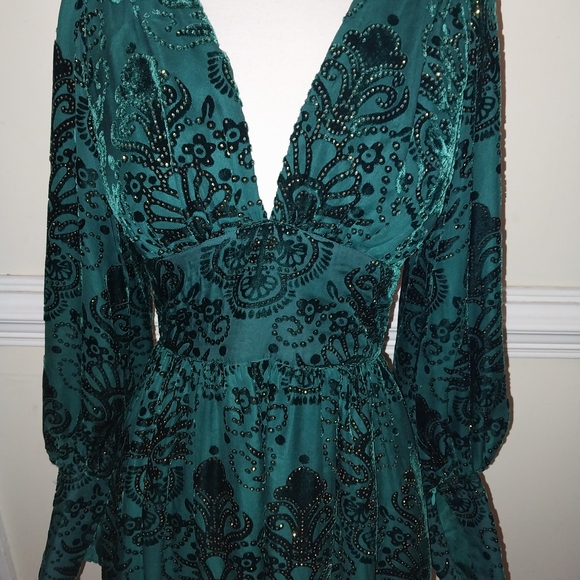 Trashy Diva Baroque Velvet Dress 4 Nwt - Picture 4 of 5